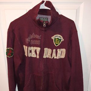 Lucky Brand Burgundy Sweatshirt